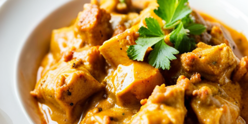 Slow Cooker Chicken Korma Recipe - finished dish