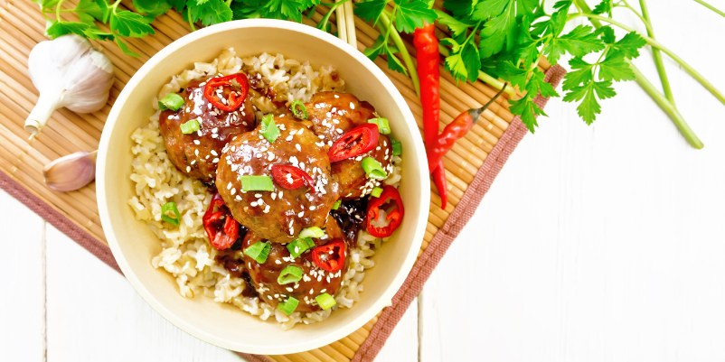 Sweet and sour meatballs