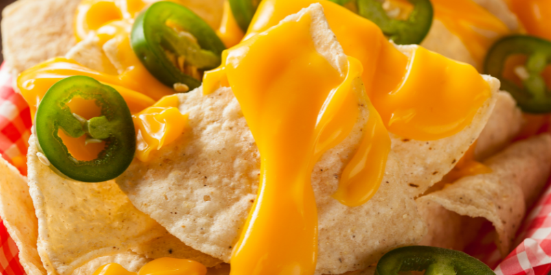 What to serve with nachos - cheddar cheese