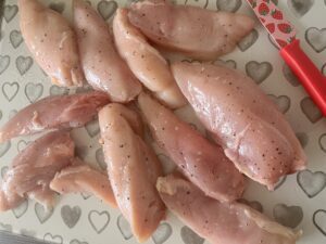 Seasoned chicken