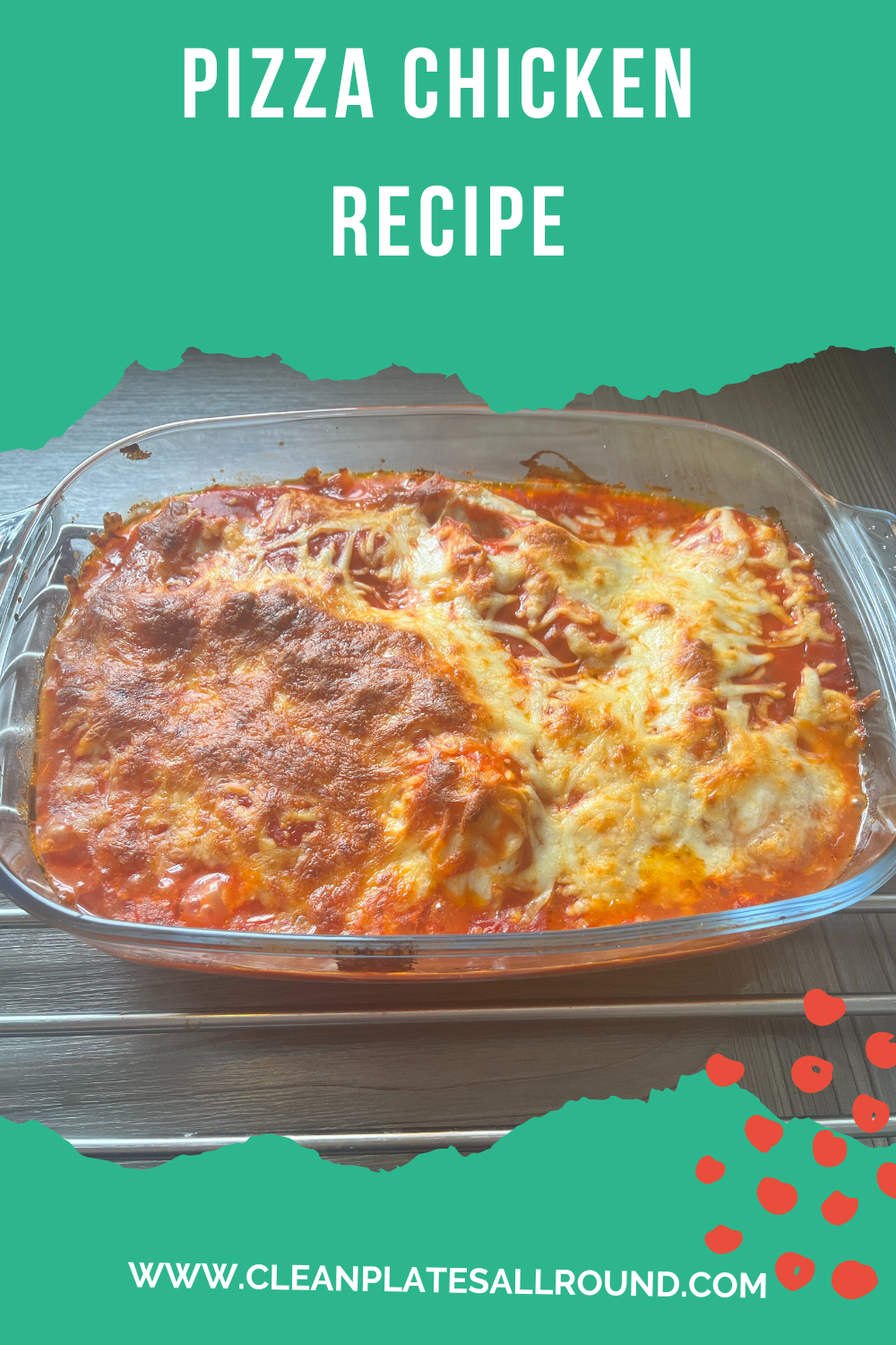 Pizza chicken recipe pin
