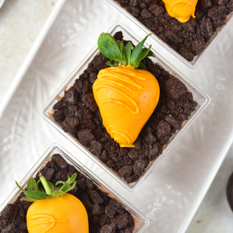 Chocolate-Covered Strawberry Carrots