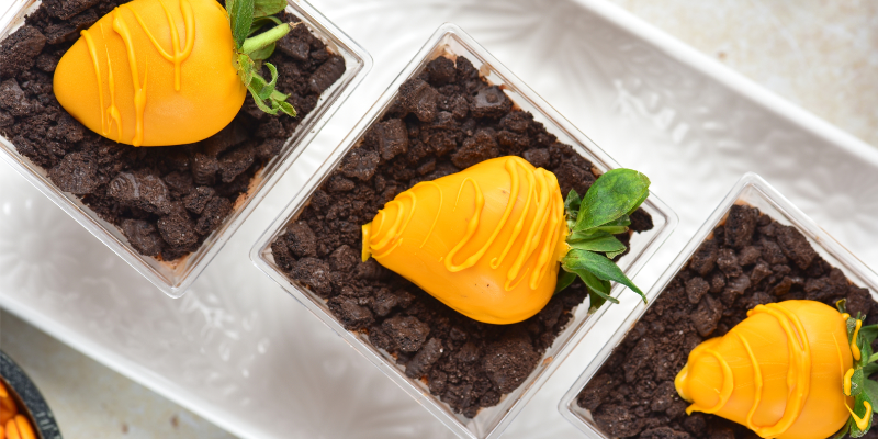 Chocolate-Covered Strawberry Carrots