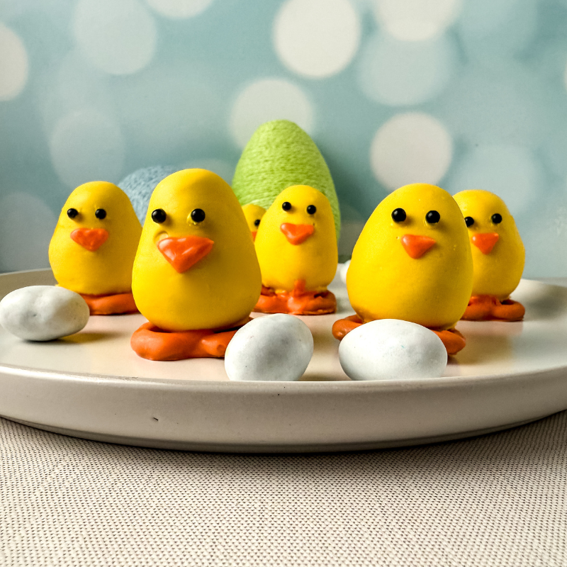 Easter Baby Chick Funfetti Truffles