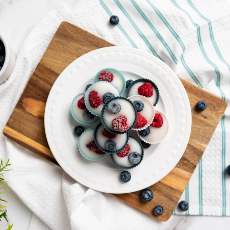 Red, White & Blue Frozen Yogurt Cups