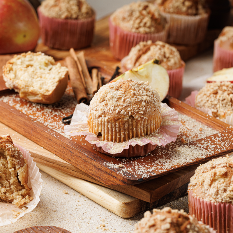 Apple Cinnamon Crumb Muffins