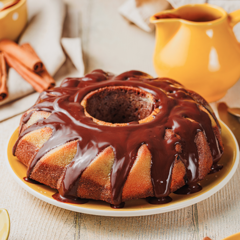 Cinnamon Marble Bundt Cake