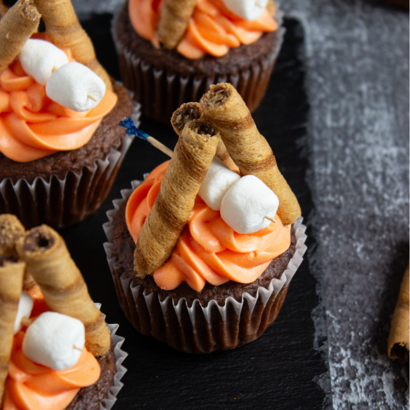 Bonfire Cupcakes