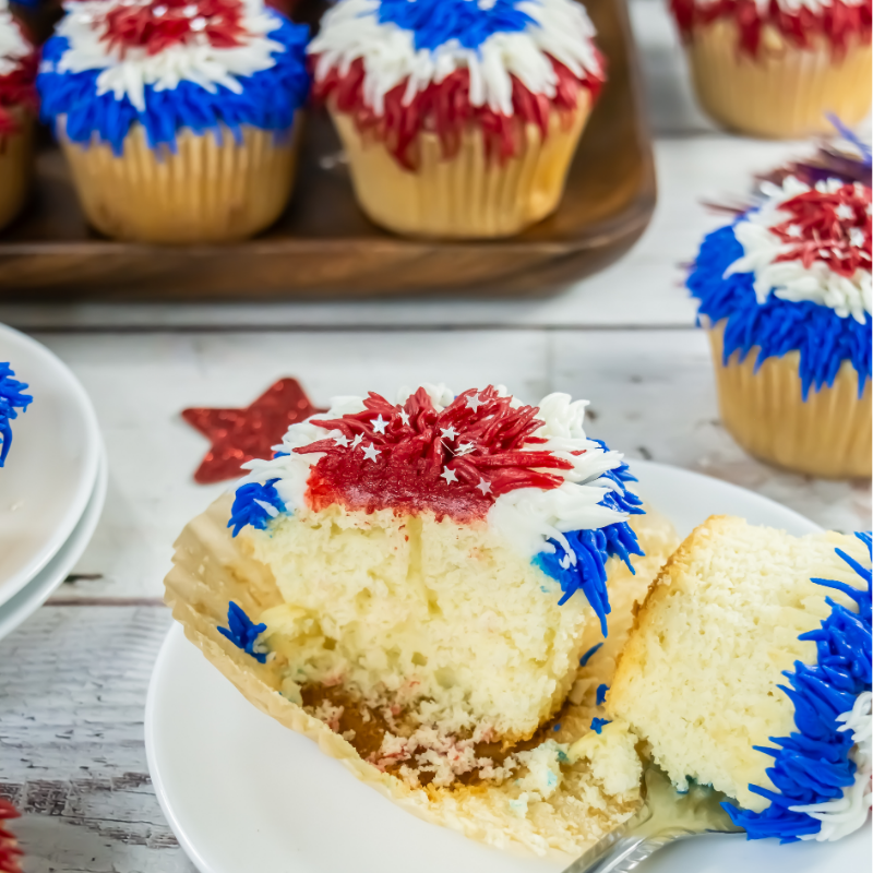 Firework Cupcakes