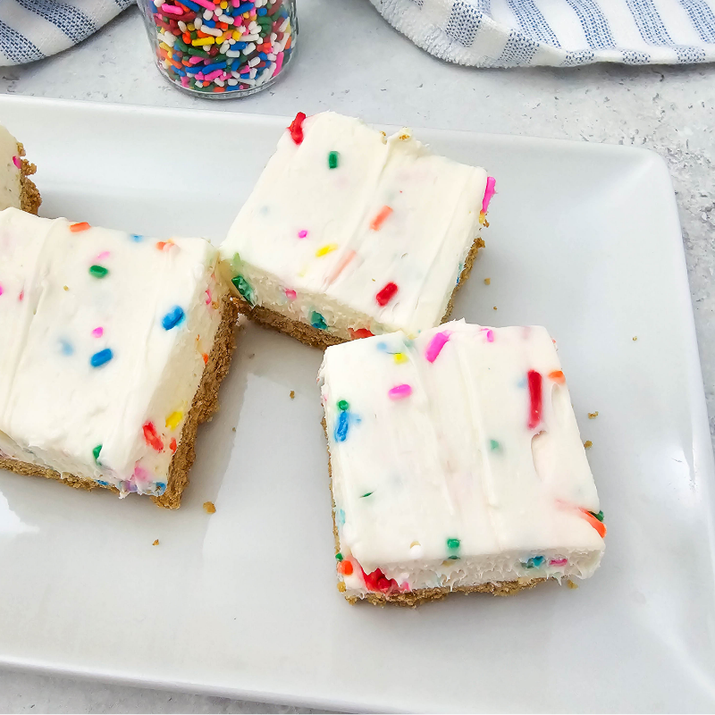 Funfetti Cheesecake Bars