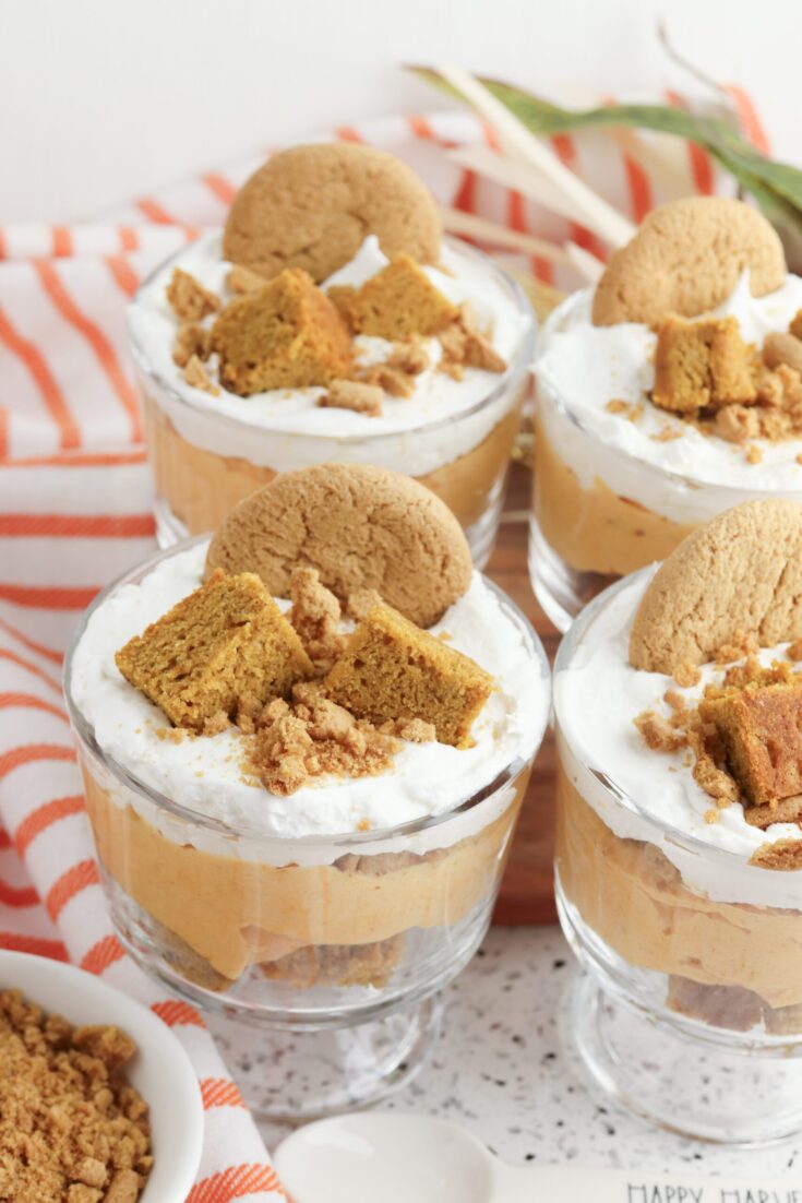 Pumpkin Cheesecake Mini Trifles