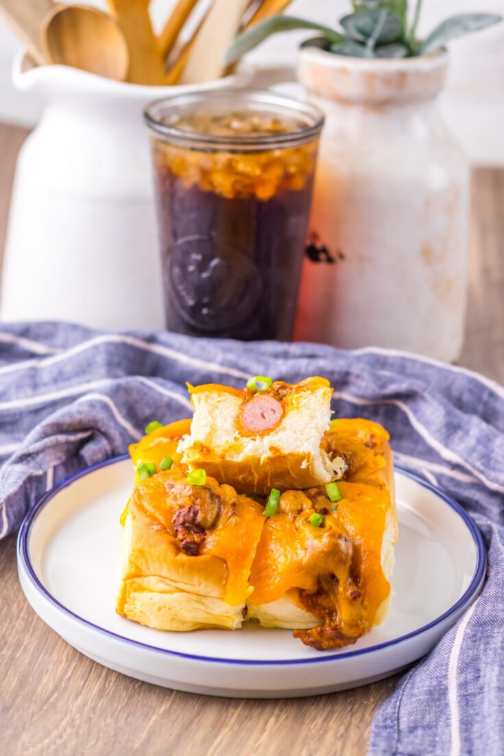 Mini Chili Cheese Dog Sliders