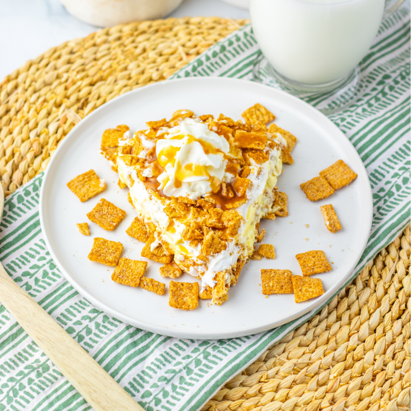 No-Bake Cinnamon Toast Crunch Pie