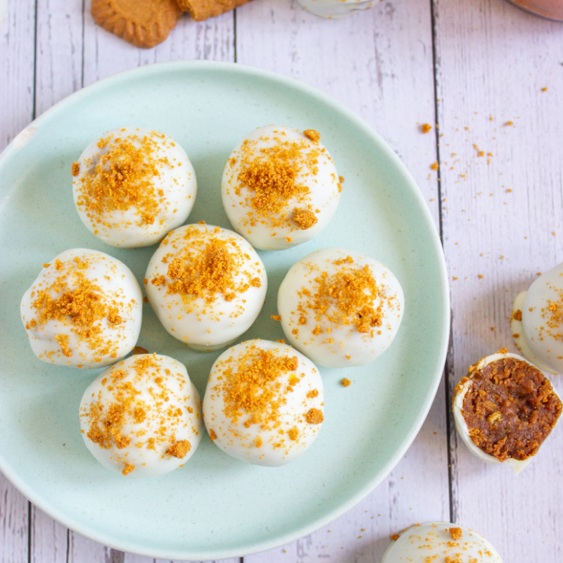 Pumpkin & Biscoff Truffles