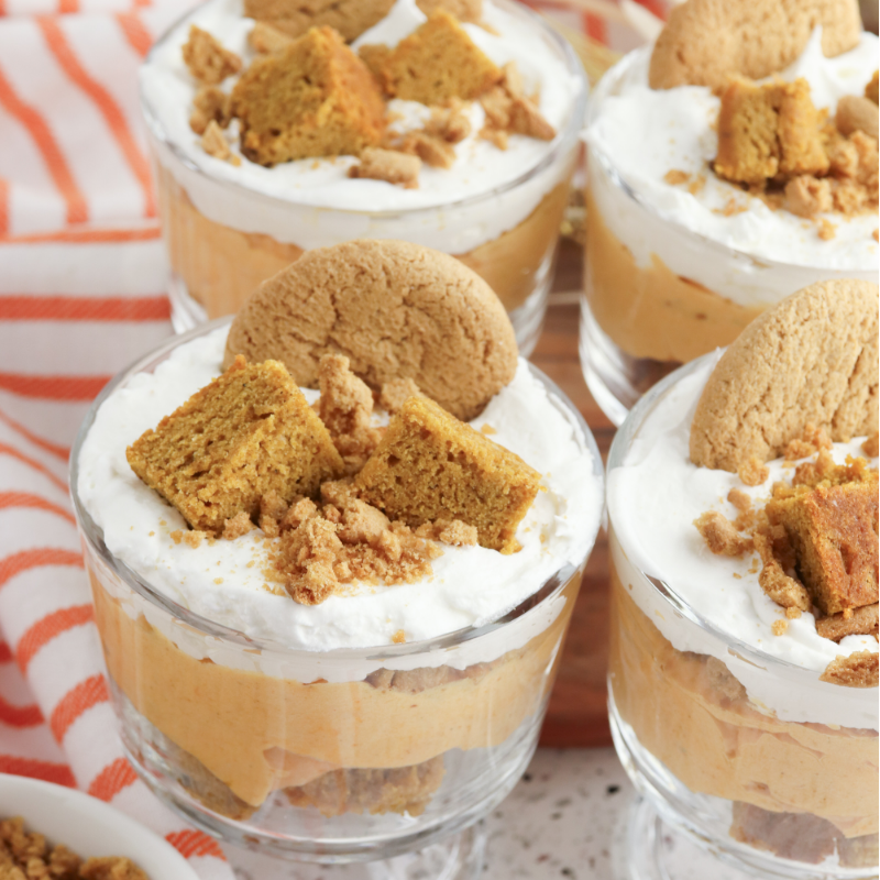 Pumpkin Cheesecake Mini Trifles