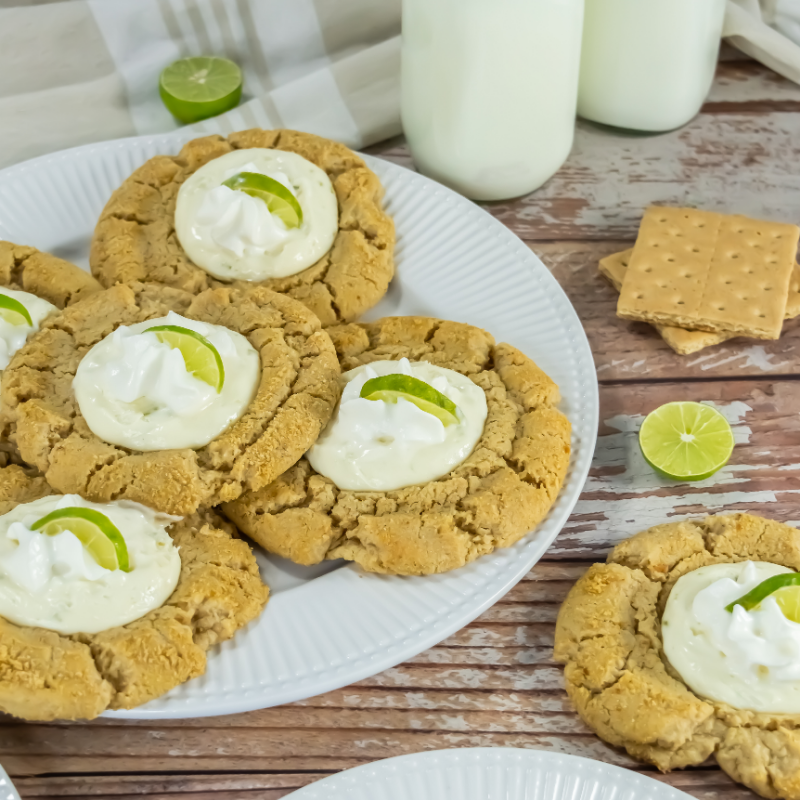 Crumbl Copycat Key Lime Cookies
