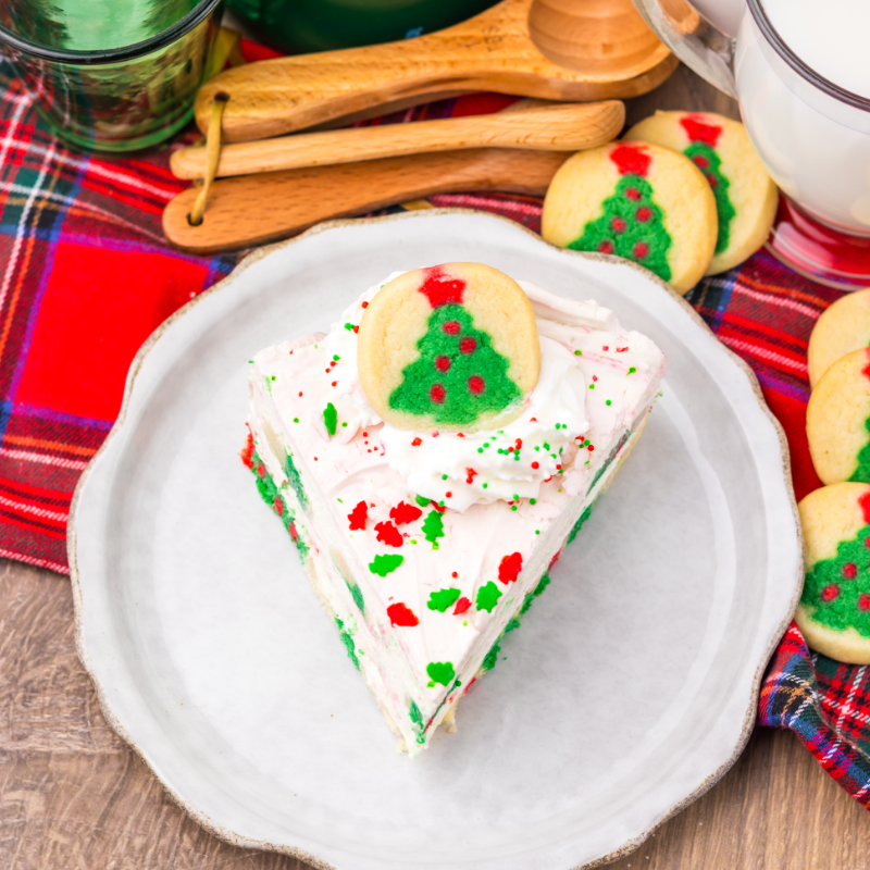 Christmas Cookie Cheesecake