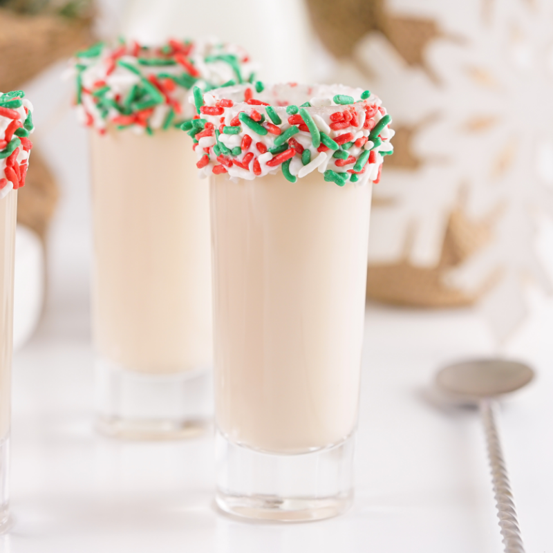 Christmas Sugar Cookie Shots