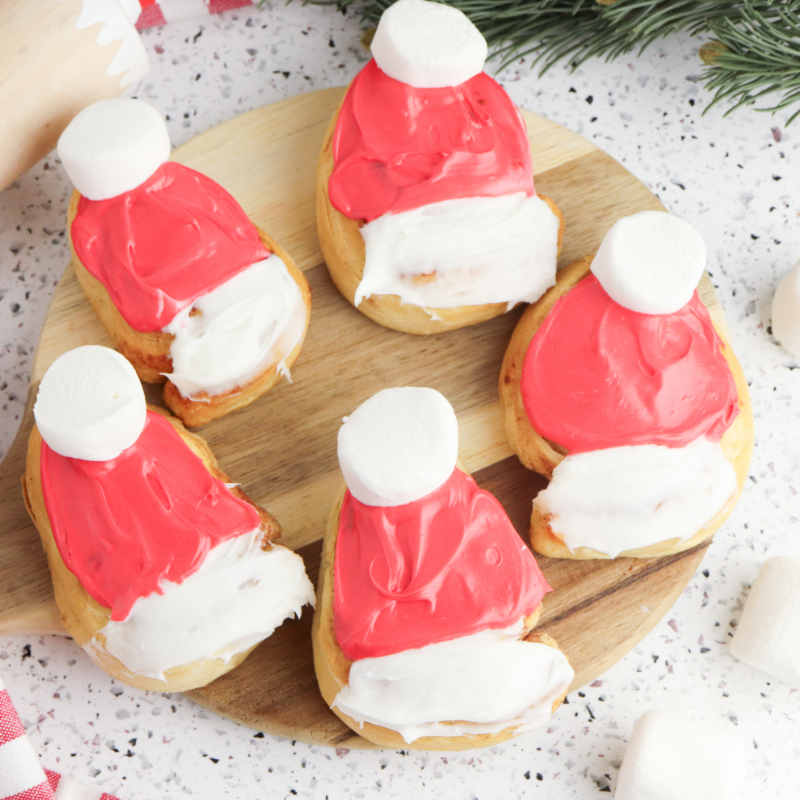 Cinnamon Santa Cookies
