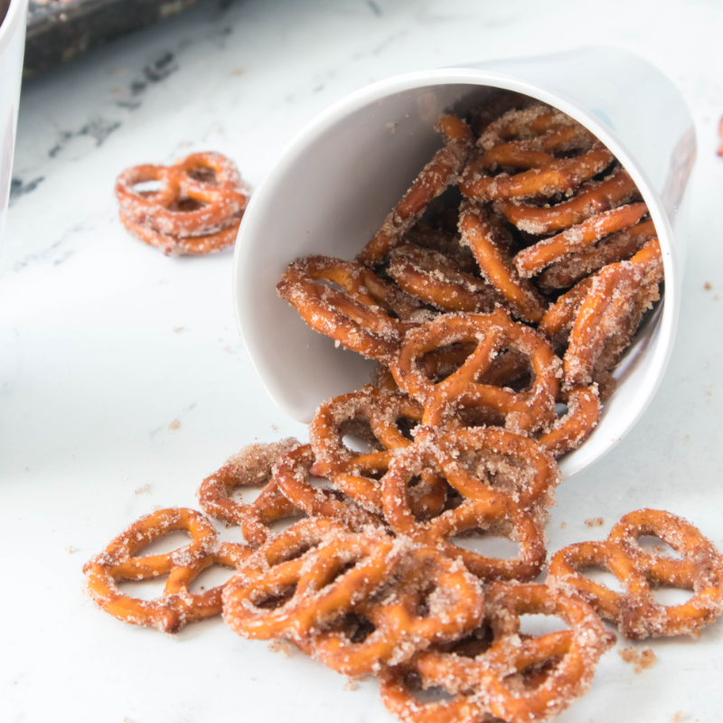 Oven-Baked Cinnamon Sugar Pretzels