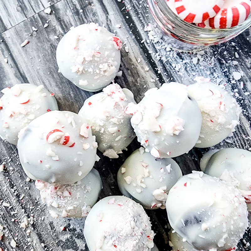 Peppermint Chocolate Truffles
