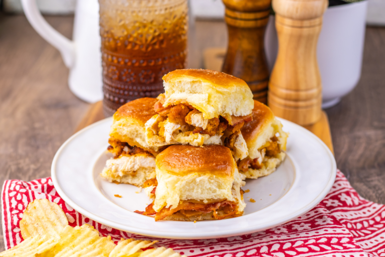 Sweet and Savory Maple Butter Chicken Bacon Sliders