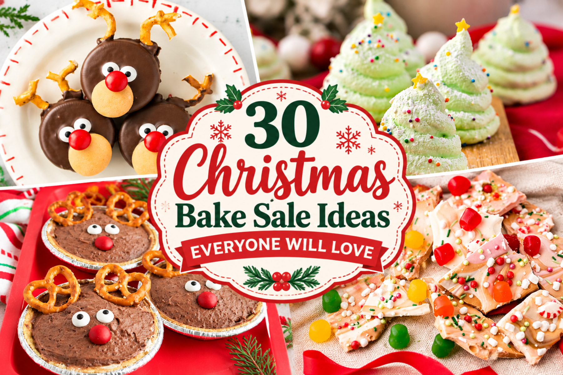 30 Easy Christmas Bake Sale Ideas for School Fairs and Fundraisers